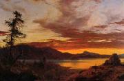 Frederick Edwin Church Sunset painting
